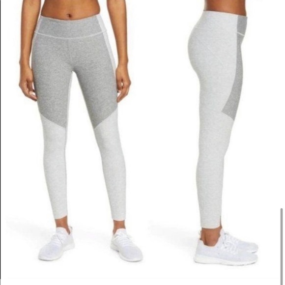 Outdoor Voices Grey Colorblock Mid Rise Leggings - Picture 11 of 11